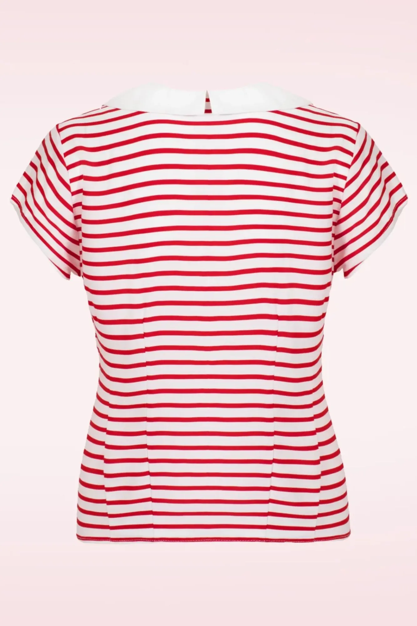 ahoy_blouse_in_wit_en_rood_0.webp Clearance Bunny Ahoy Blouse In Wit En Rood