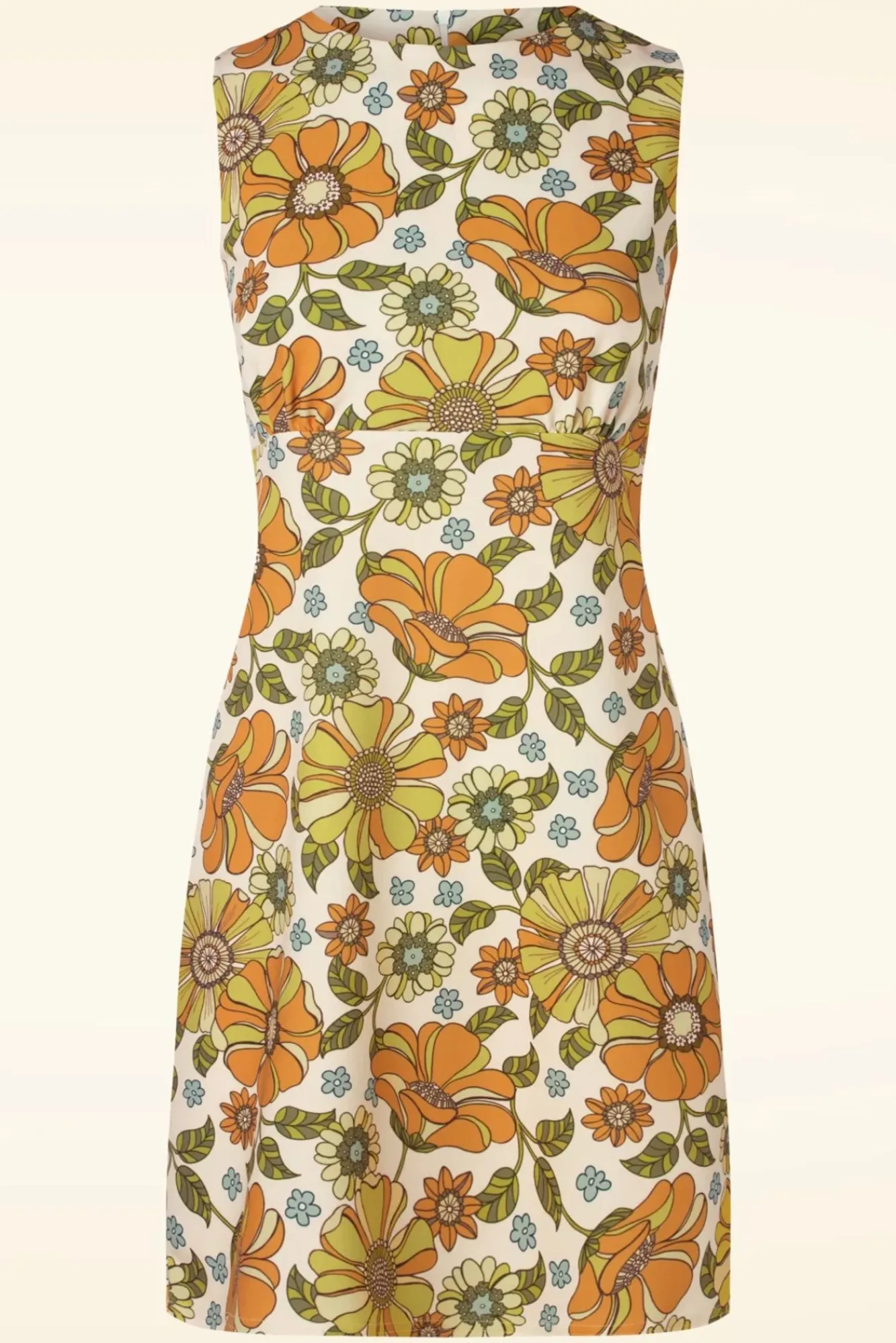 amy_bloemen_jurk_in_oranje_en_groen_0.webp Online Vintage Chic for Topvintage Amy Bloemen Jurk In Oranje En Groen