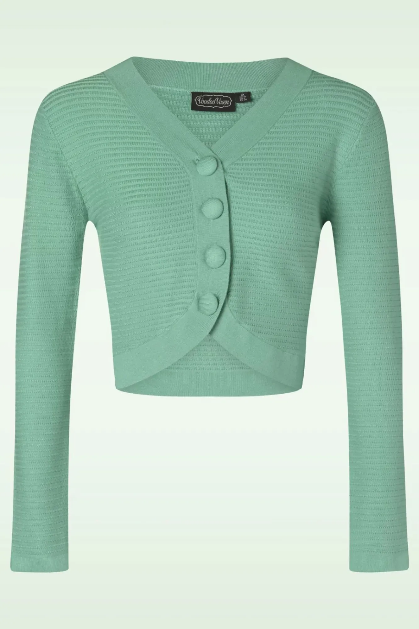 ariane_getextureerd_gebreid_cropped_vest_in_mintgroen_0.webp Clearance Vixen Ariane Getextureerd Gebreid Cropped Vest In Mintgroen