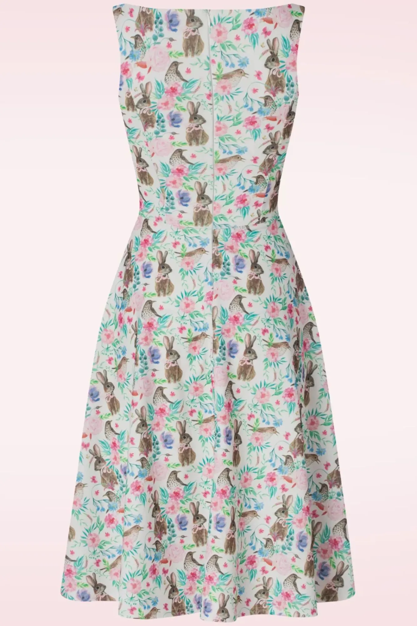 bunny_hop_swing_jurk_in_wit_en_multi_1.webp Best Sale Vintage Chic for Topvintage Bunny Hop Swing Jurk In Wit En Multi