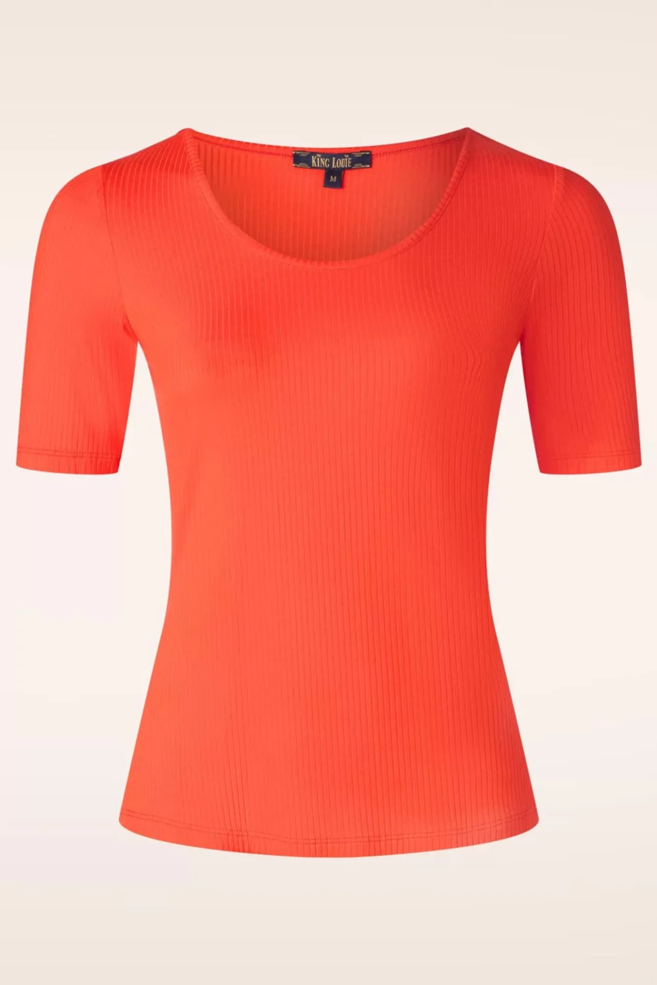 carice_uni_rib_top_in_zon_oranje_1.webp Store King Louie Carice Uni Rib Top In Zon Oranje