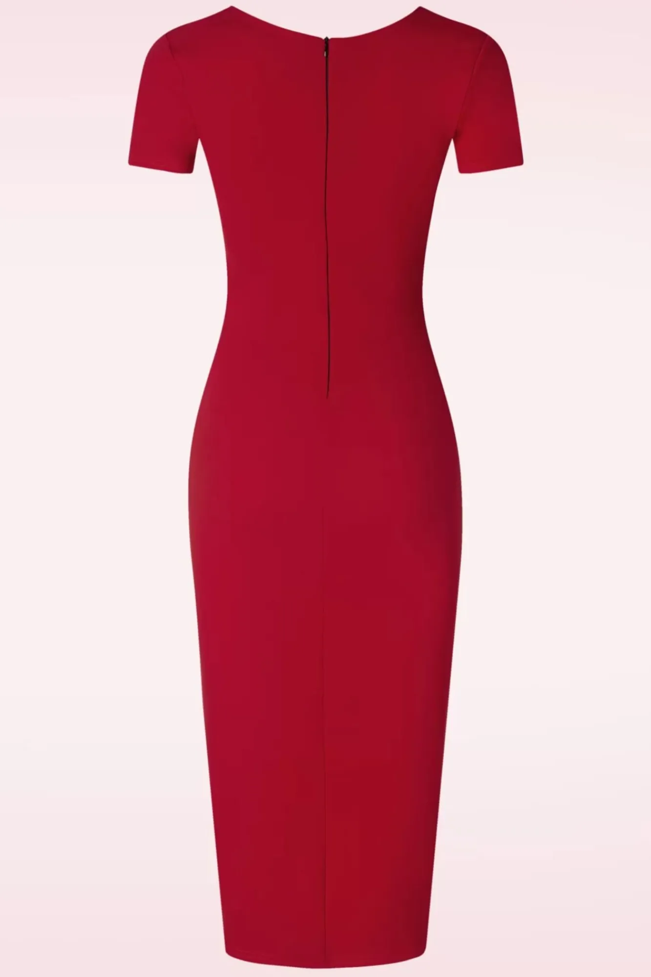 cecilia_pencil_jurk_in_rood_1.webp Clearance Vintage Chic for Topvintage Cecilia Pencil Jurk In Rood