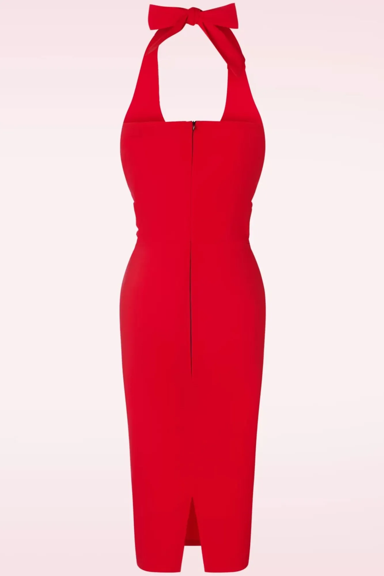 cher_halter_pencil_jurk_in_rood_1.webp Outlet Vintage Chic for Topvintage Cher Halter Pencil Jurk In Rood