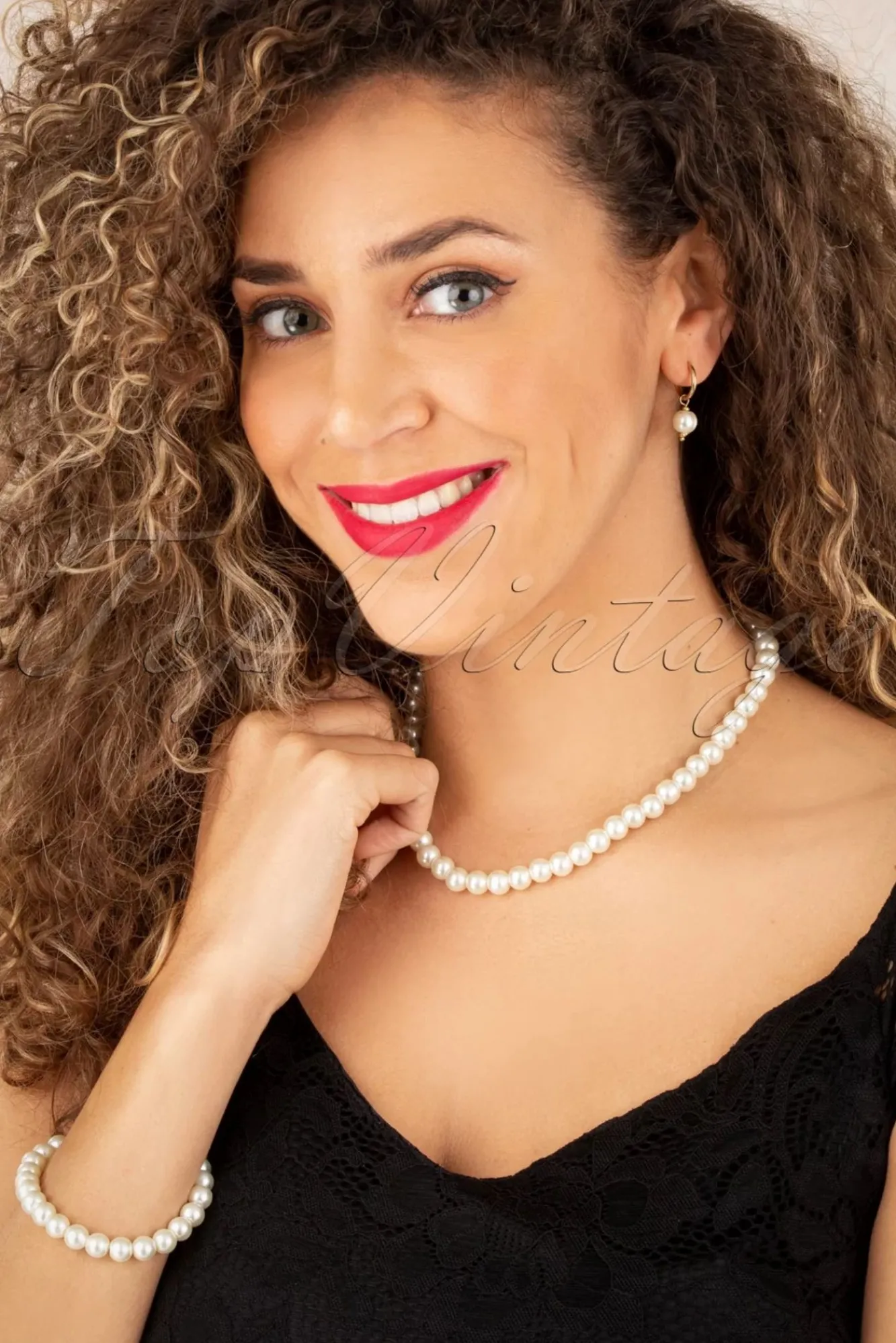 elegante_parelketting_in_ivoor_1.webp Online Topvintage Boutique Collection Elegante Parelketting In Ivoor