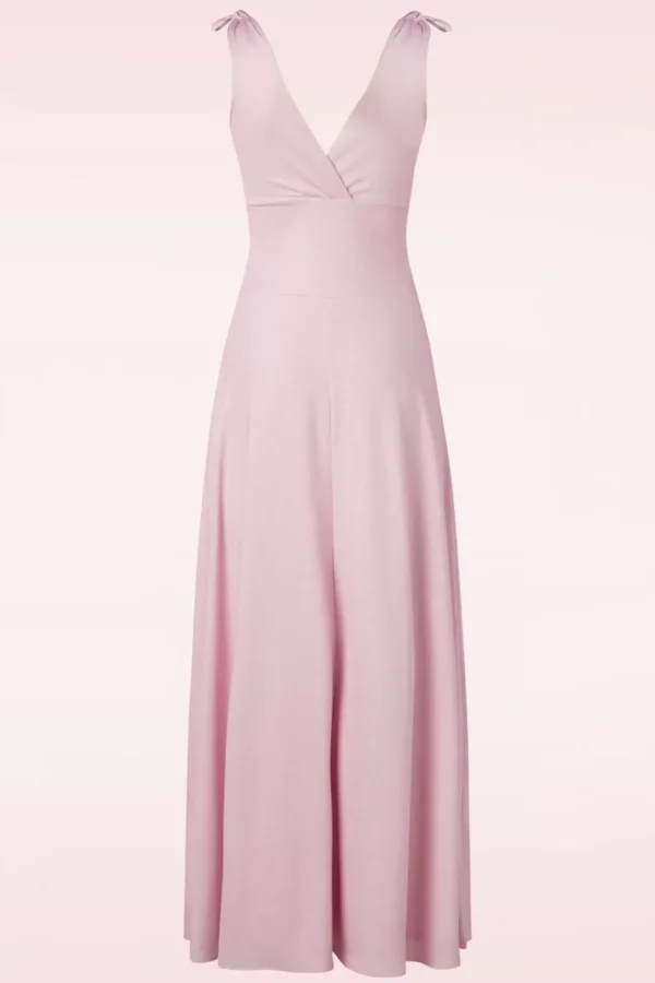 Store Vintage Chic for Topvintage Grecian Glitter Maxi Jurk In Rose Shadow