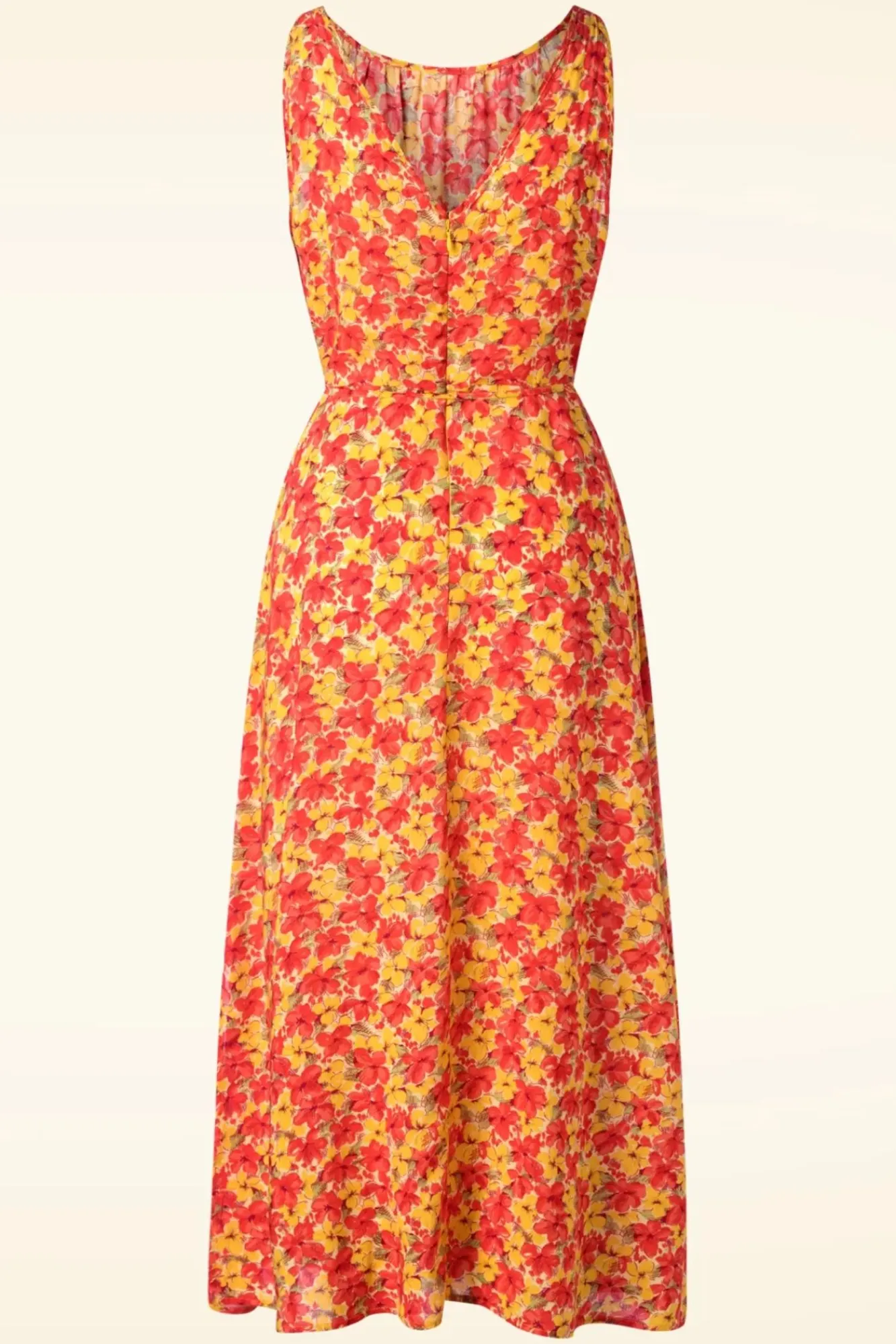 hazel_doree_jurk_in_fiesta_rood_3.webp Outlet King Louie Hazel Doree Jurk In Fiesta Rood
