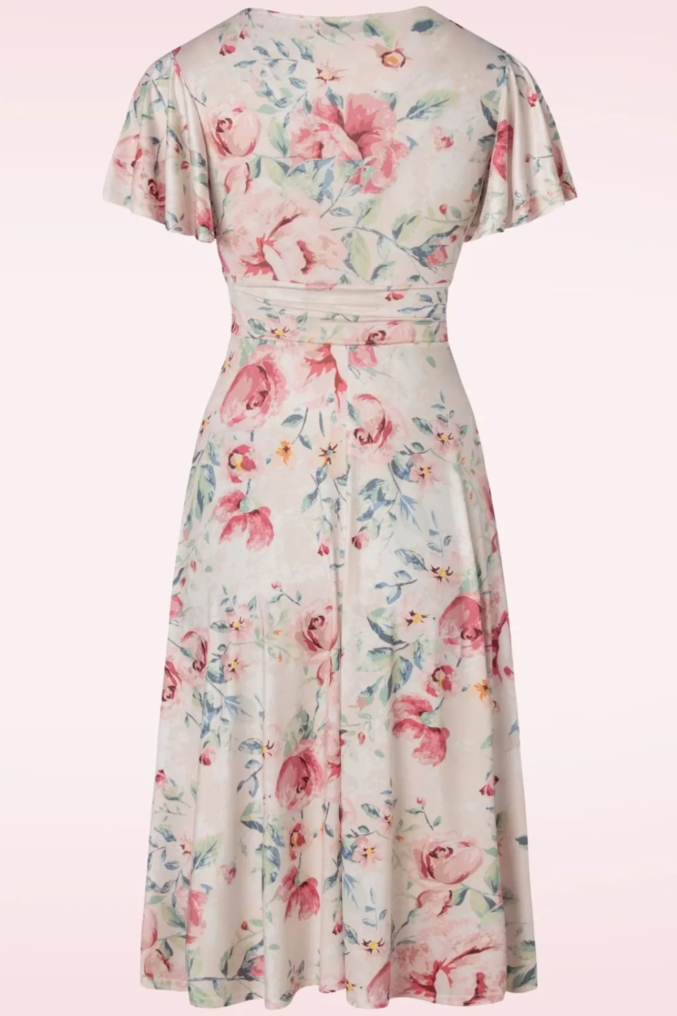 irene_flower_overslagswingjurk_in_zijdeachtig_creme_2.webp Online Vintage Chic for Topvintage Irene Flower Overslagswingjurk In Zijdeachtig Creme
