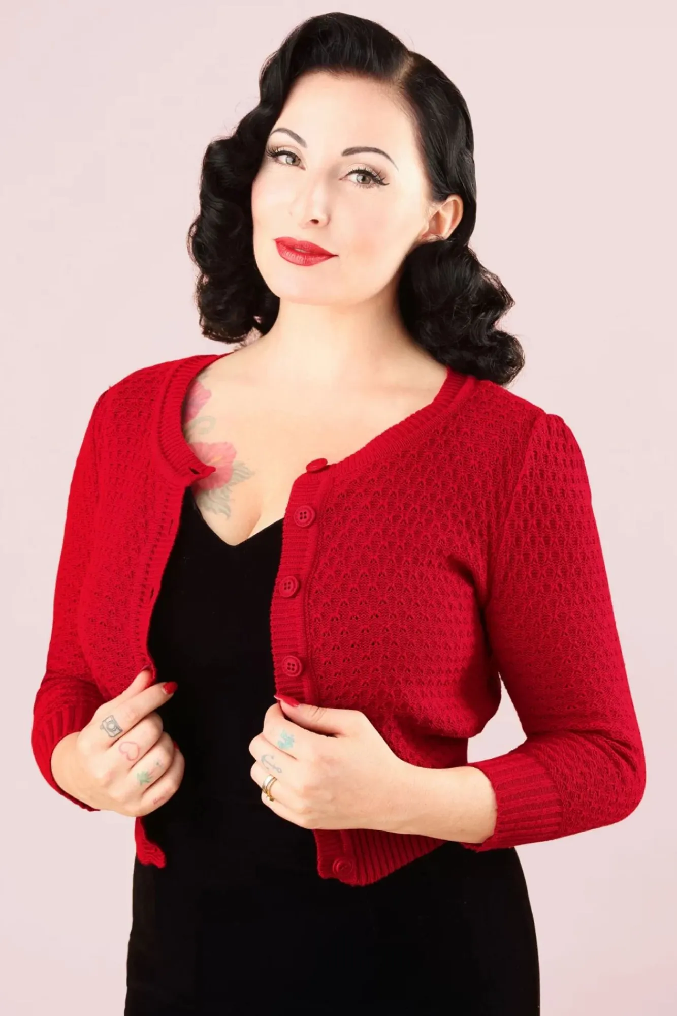 jennie_vest_in_rood_1.webp Cheap Mak Sweater Jennie Vest In Rood