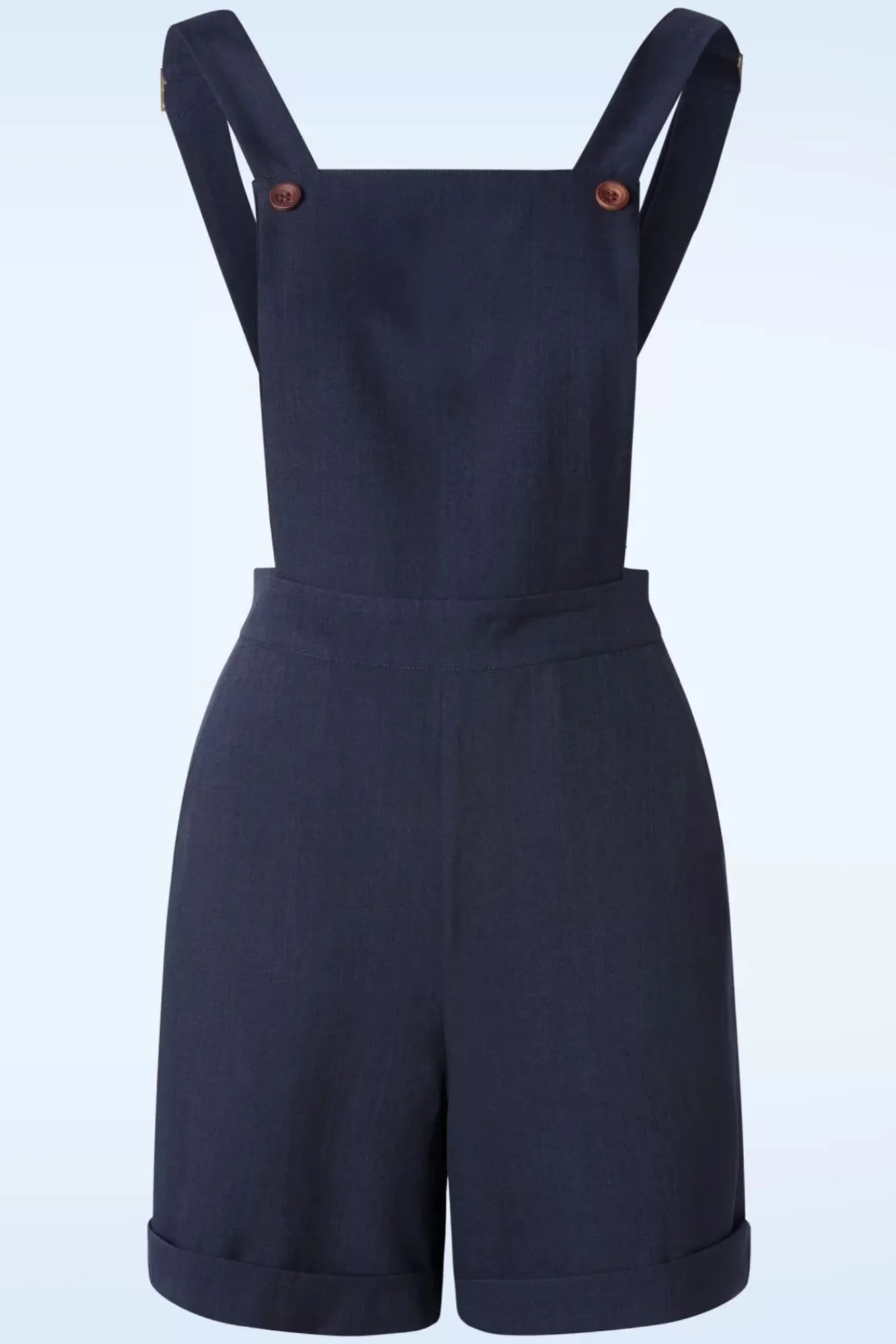 june_playsuit_in_marineblauw_0.webp Sale Banned Retro June Playsuit In Marineblauw