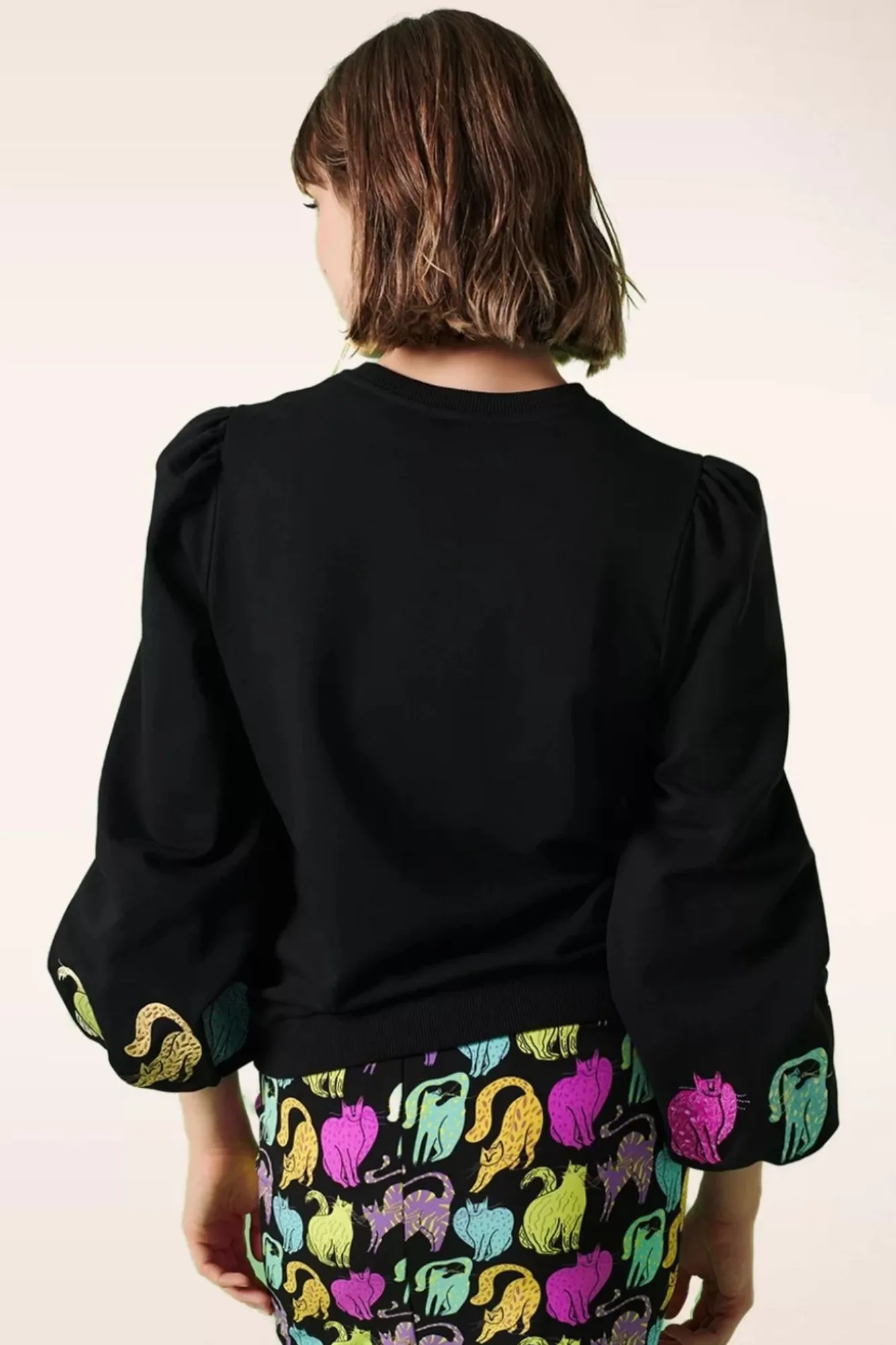 kitty_sweatshirt_in_zwart_2.webp Fashion Minueto Kitty Sweatshirt In Zwart