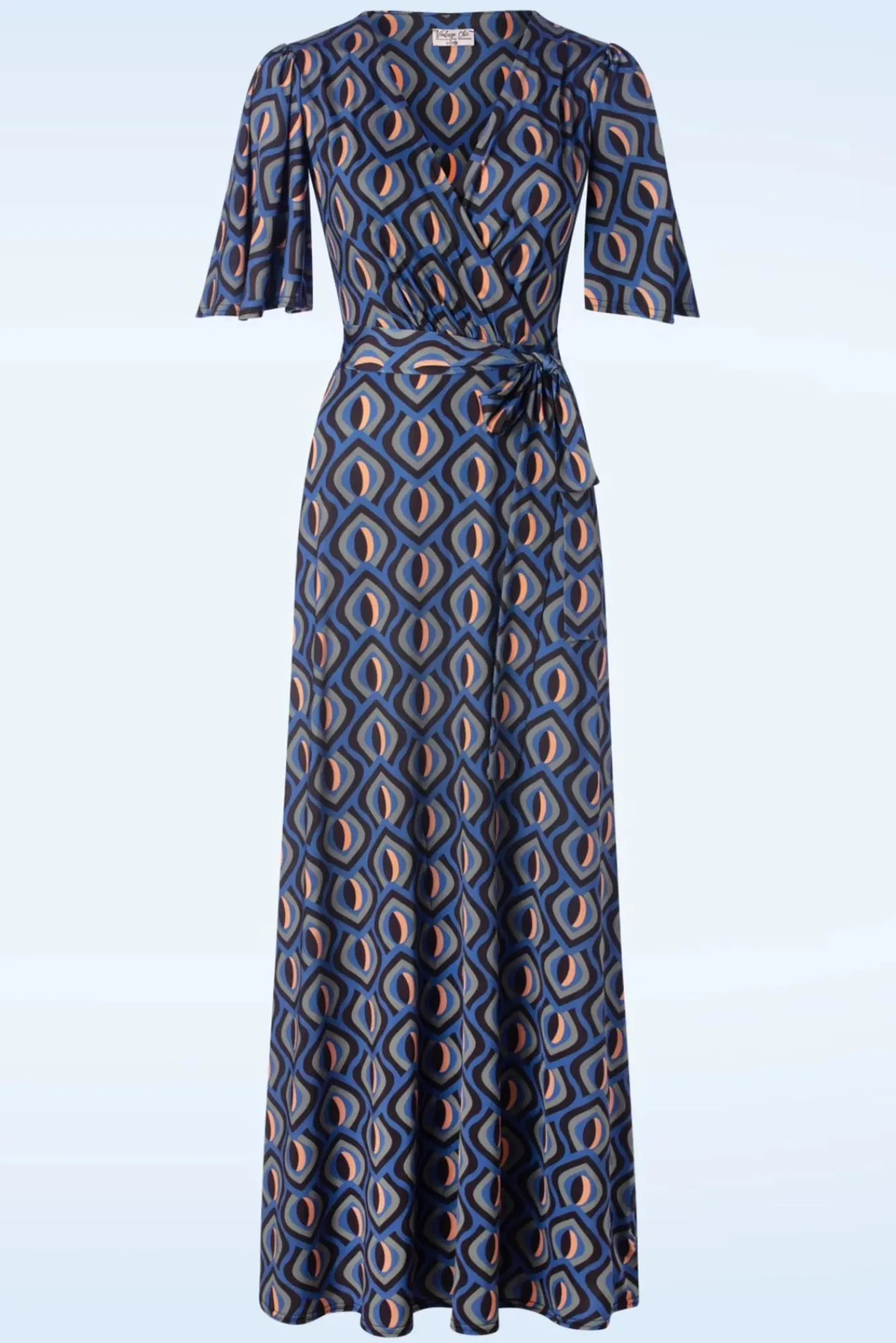 laurie_maxi_jurk_in_blauw_1.webp Flash Sale Vintage Chic for Topvintage Laurie Maxi Jurk In Blauw