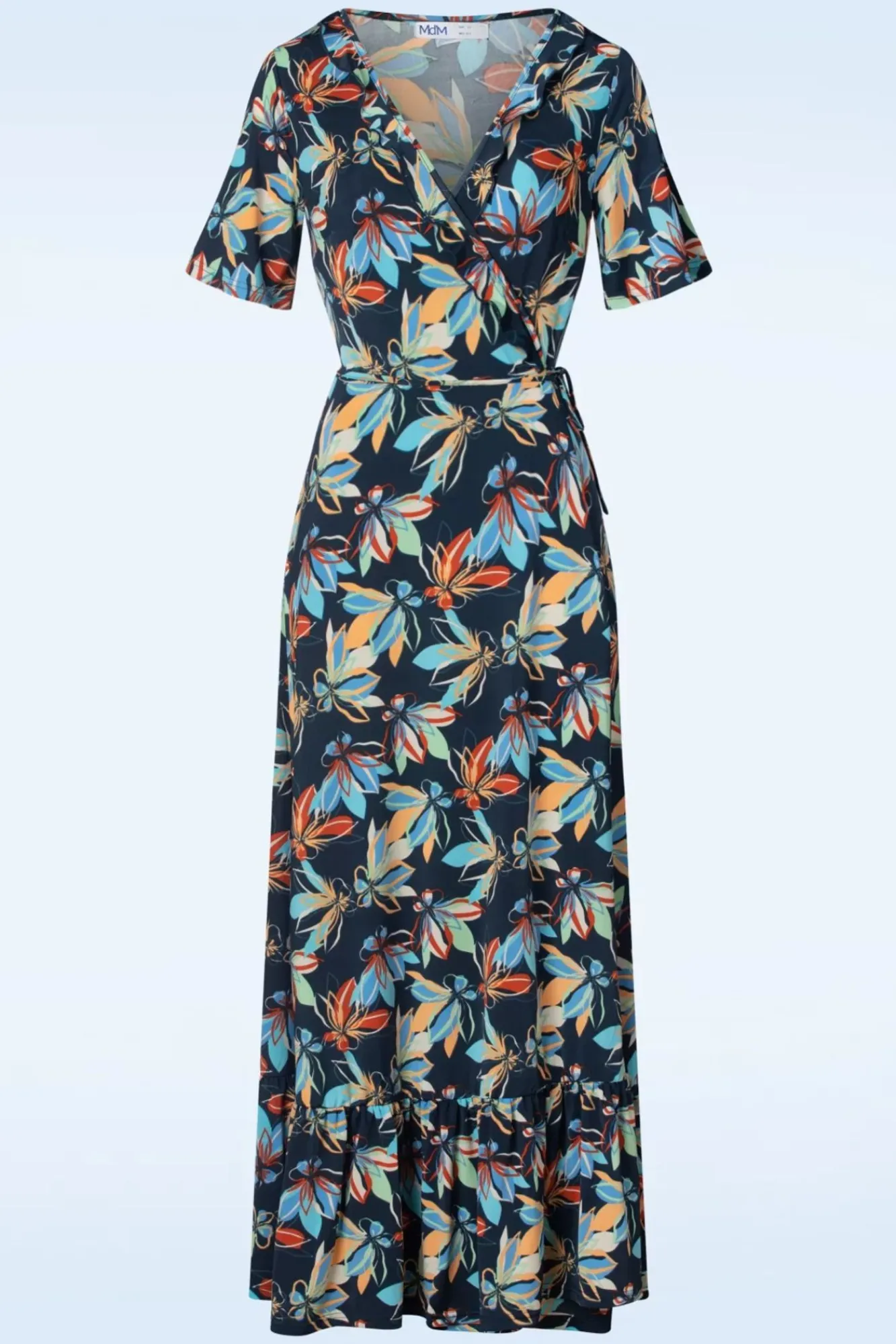 lenia_floral_maxi_jurk_in_blauw_0.webp Flash Sale Md'M Lenia Floral Maxi Jurk In Blauw