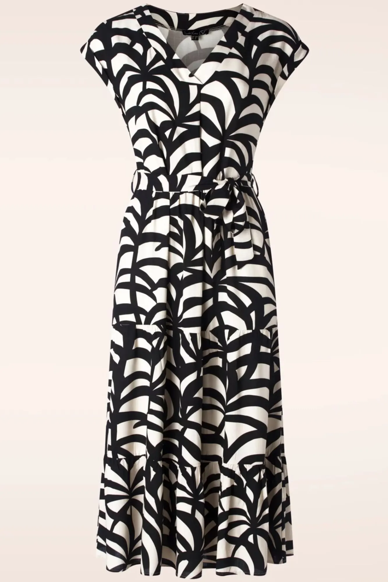 paloma_maxi_jurk_in_zwart_en_zand_1.webp Online Smashed Lemon Paloma Maxi Jurk In Zwart En Zand