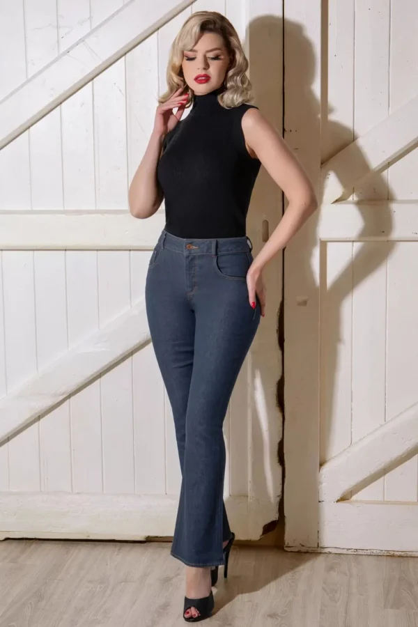 Cheap Rock-a-Booty Rosa Jeans In Denimblauw