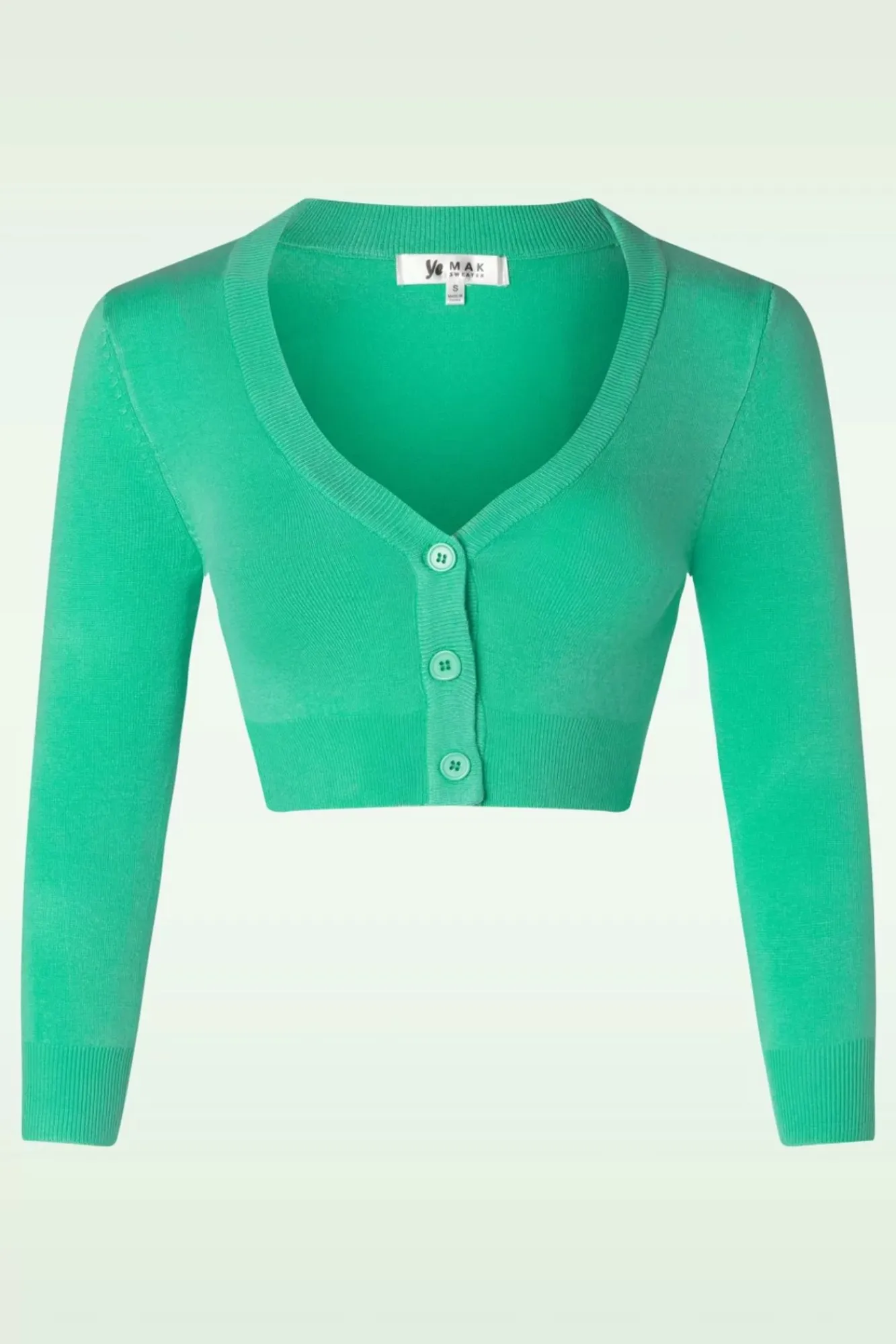 shela_cropped_cardigan_in_opaal_0.webp Cheap Mak Sweater Shela Cropped Cardigan In Opaal