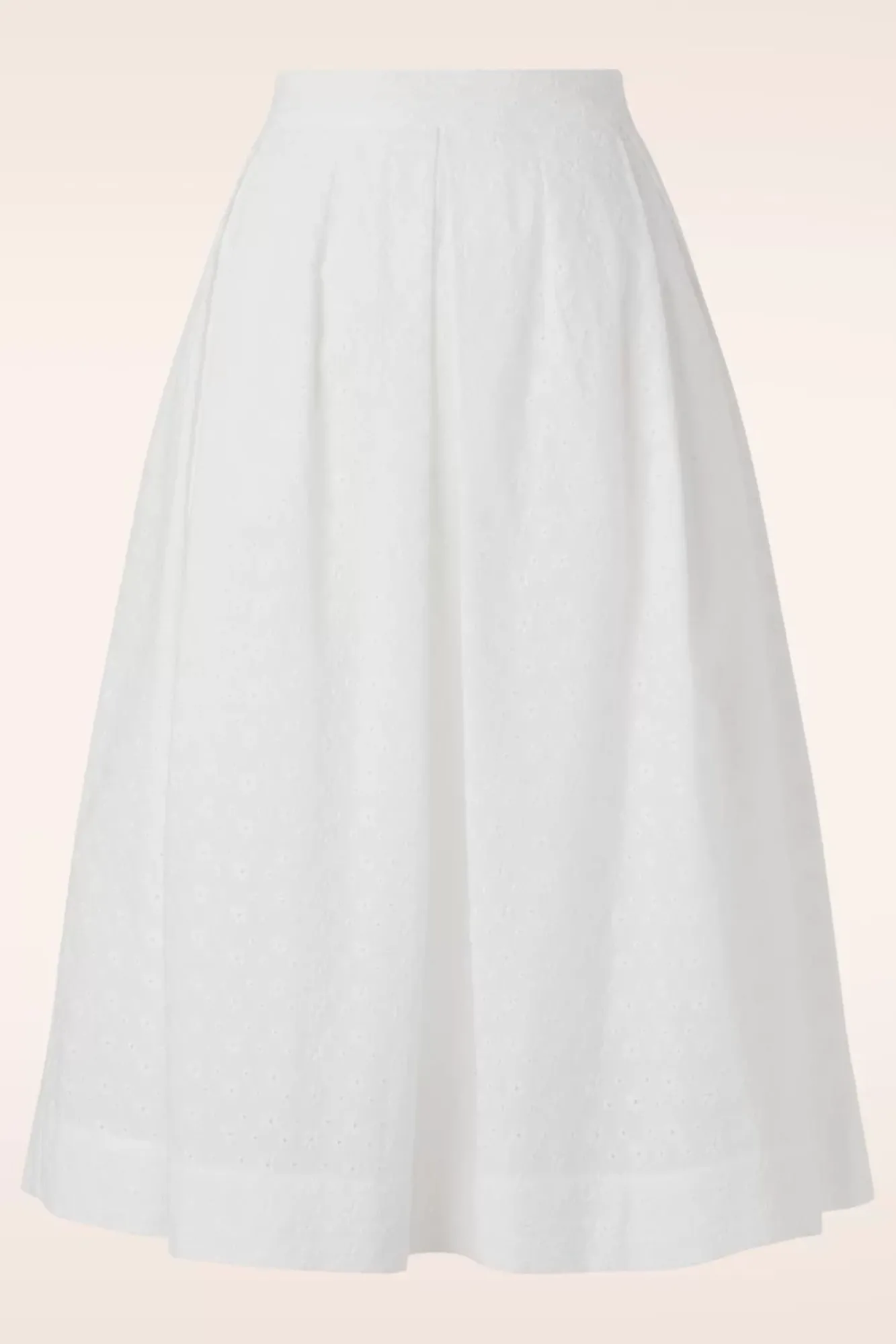 suzette_rosa_broderie_anglaise_rok_met_plooien_in_wit_1.webp Fashion King Louie Suzette Rosa Broderie Anglaise Rok Met Plooien In Wit