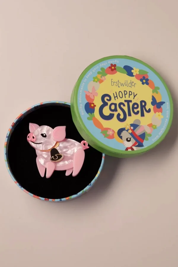 Best Erstwilder That'Ll Do Pig Broche
