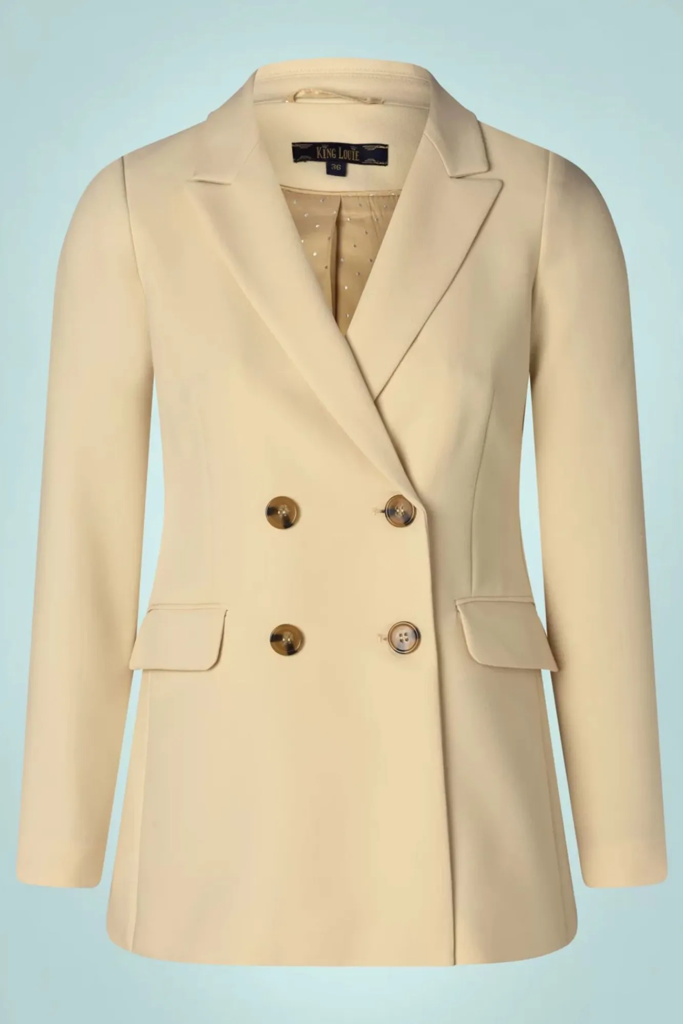 tina_simonet_blazer_in_vanillecreme_0.webp Online King Louie Tina Simonet Blazer In Vanillecreme