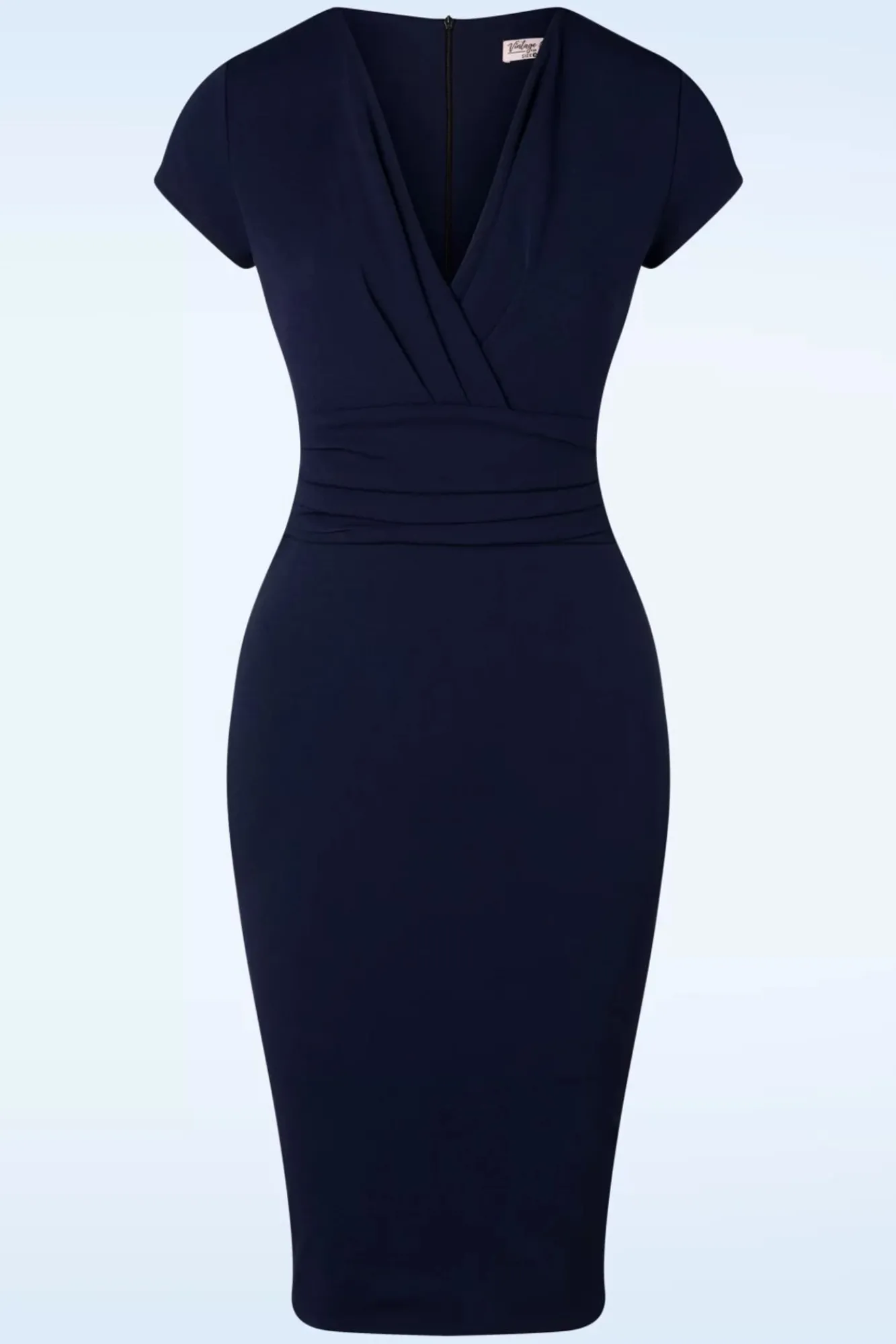 vivien_pencil_jurk_in_marineblauw_0.webp Best Sale Vintage Chic for Topvintage Vivien Pencil Jurk In Marineblauw
