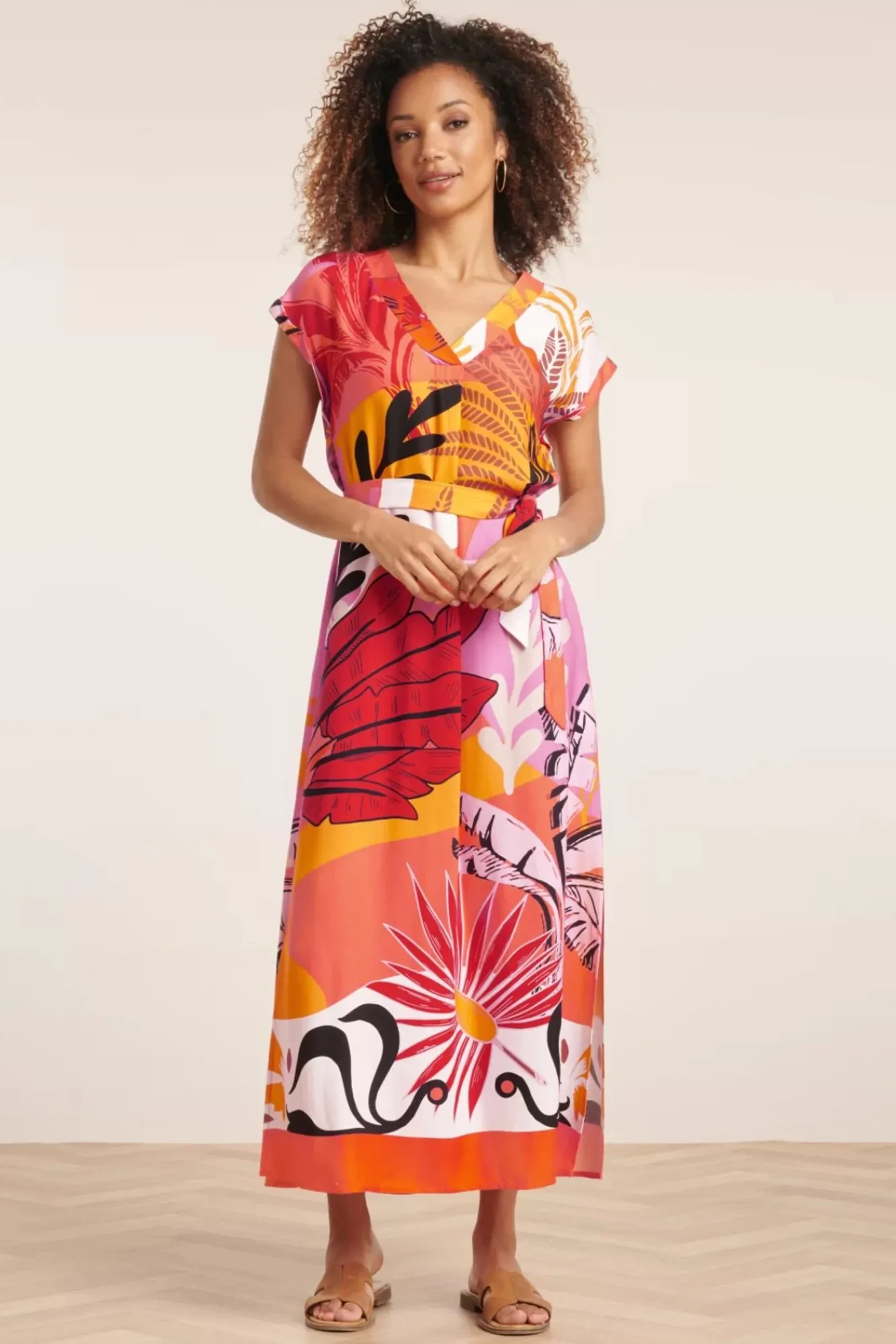 winona_maxi_jurk_in_oranje_0.webp New Smashed Lemon Winona Maxi Jurk In Oranje