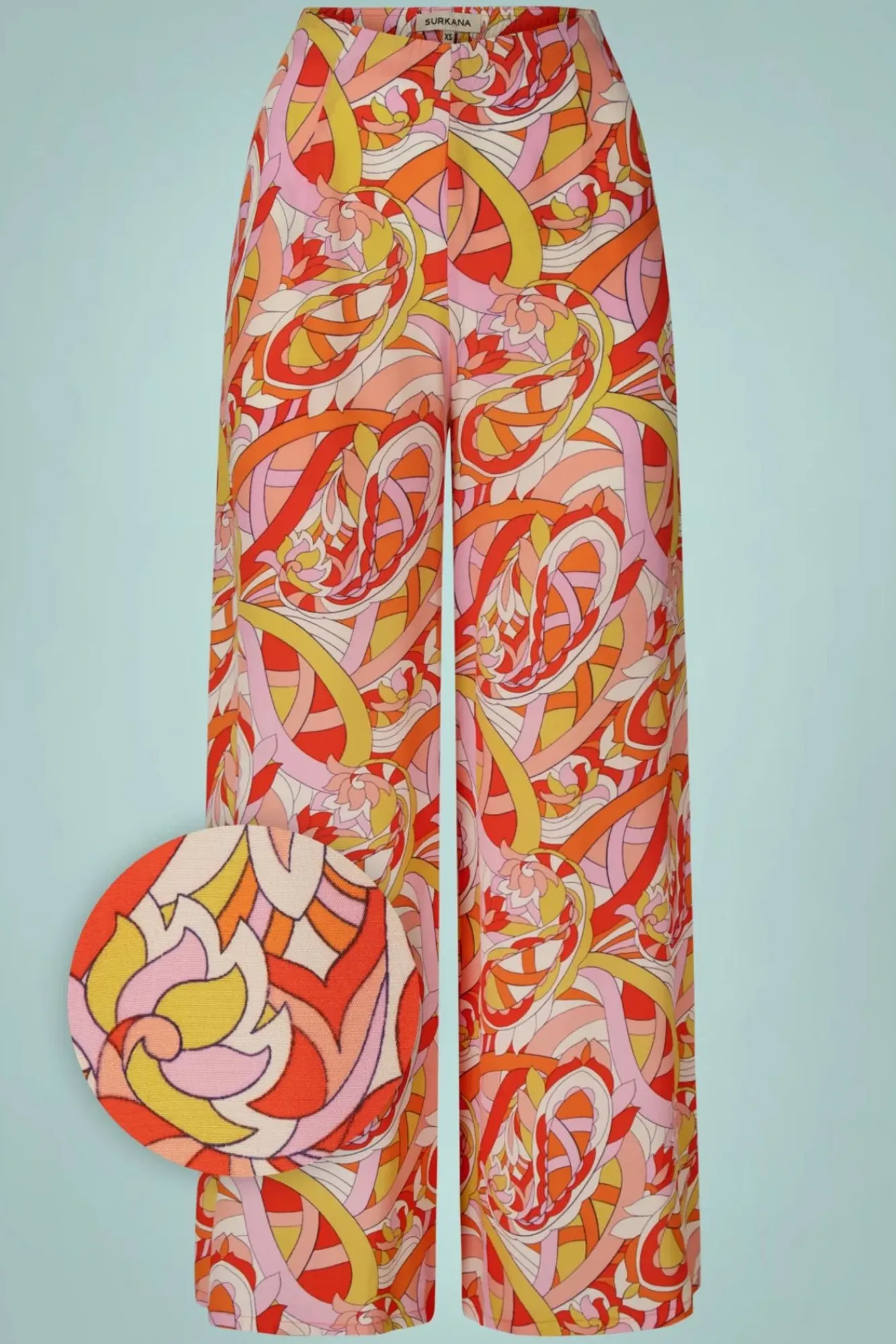 winona_wijde_broek_in_oranje_0.webp Cheap Surkana Winona Wijde Broek In Oranje